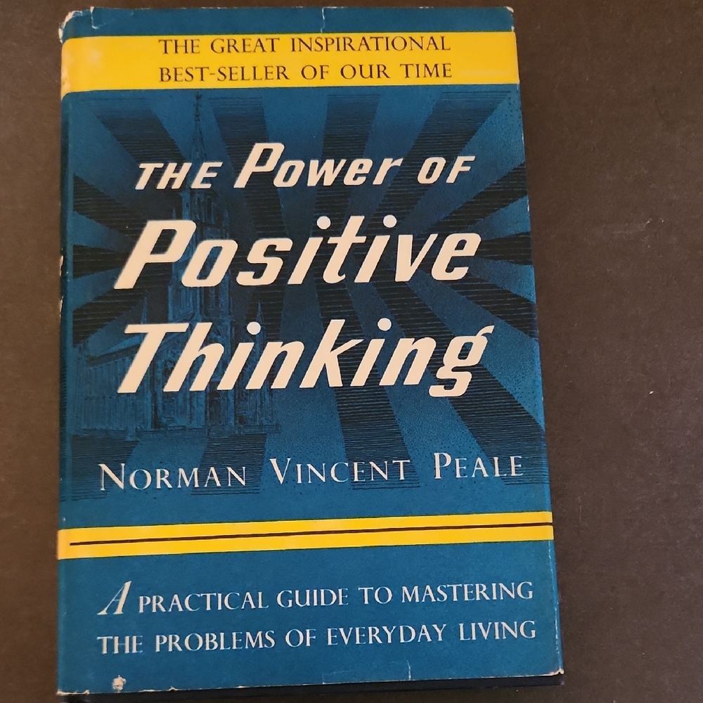 The Power of Positive Thinking by Norman Vincent Peale - Blue Cover